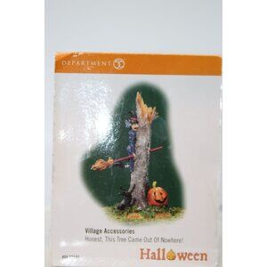Dept 56 Halloween Village - Honest, This Tree Came Out of Nowhere!
